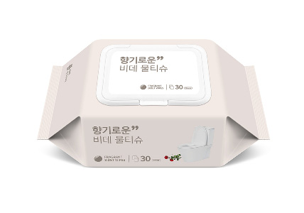 향기로운 비데 물티슈 제품 이미지