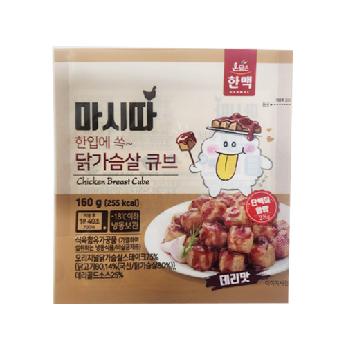 마시따닭가슴살 큐브데리맛 제품 이미지