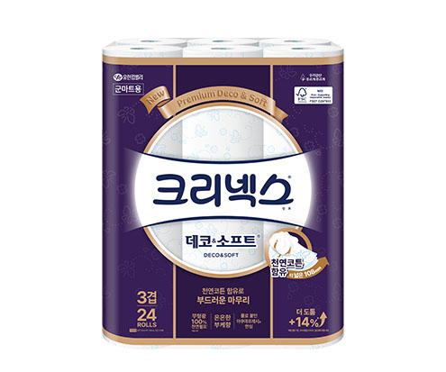 크리넥스데코&소프트 제품 이미지