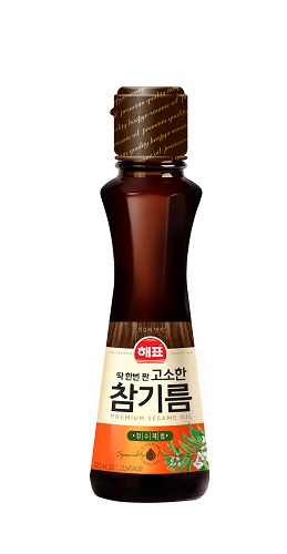 고소한 참기름 제품 이미지
