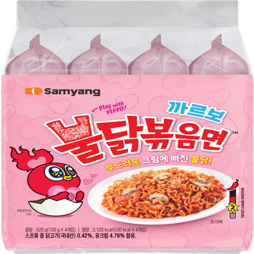 까르보불닭볶음면 제품 이미지
