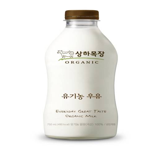 유기농우유 제품 이미지