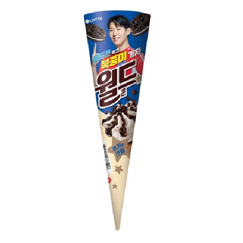 월드콘 쿠키앤크림 제품 이미지