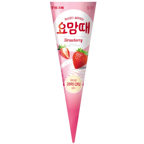요맘때 딸기 콘 제품 이미지