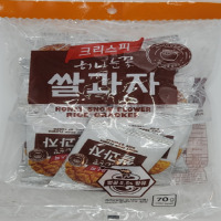 크리스피 허니눈꽃 쌀과자 제품 이미지