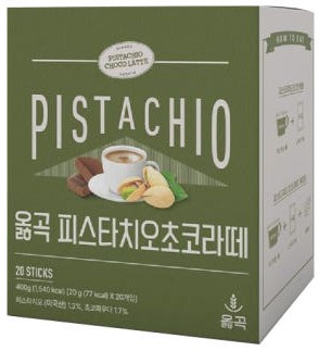 옳곡 피스타치오 초코라떼 제품 이미지