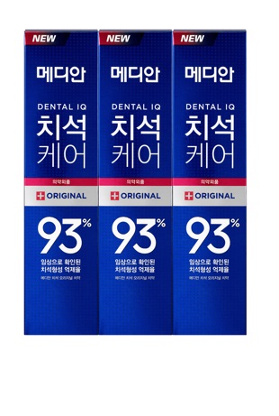 메디안 치석오리지널 치약 120g*3입 제품 이미지